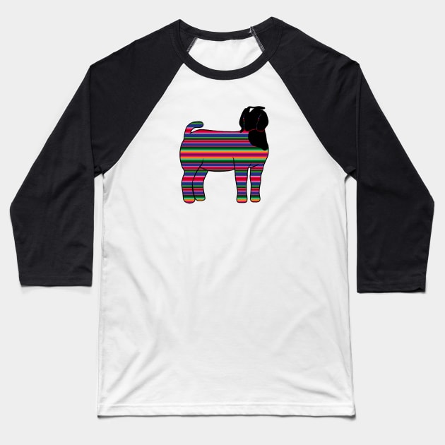 Serape Market Show Doe Silhouette - NOT FOR RESALE WITHOUT PERMISSION Baseball T-Shirt by l-oh